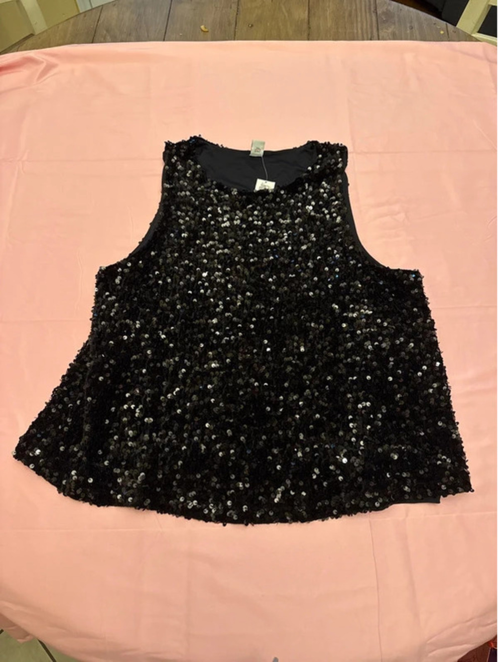 Old Navy sleeveless sequin swing top [COPY]